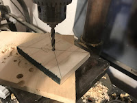 Drilling a 5 mm hole