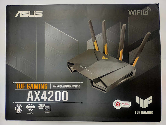  【開箱評測】TUF GAMING AX4200 WiFi 6 雙頻電競無線路由器：2.5G WAN埠讓你吃得飽飽飽。