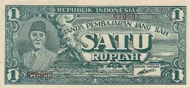 1 Rupiah 1945 (ORI I)