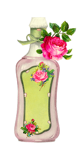 beauty rose bottle blank label image