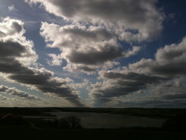 Foto:Arne Boye-Møller: Skygader over Horsens d.27 april.