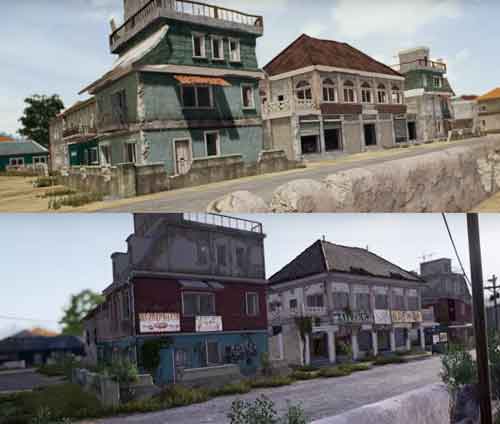 foto before after map erangel 2.0 pubg mobile