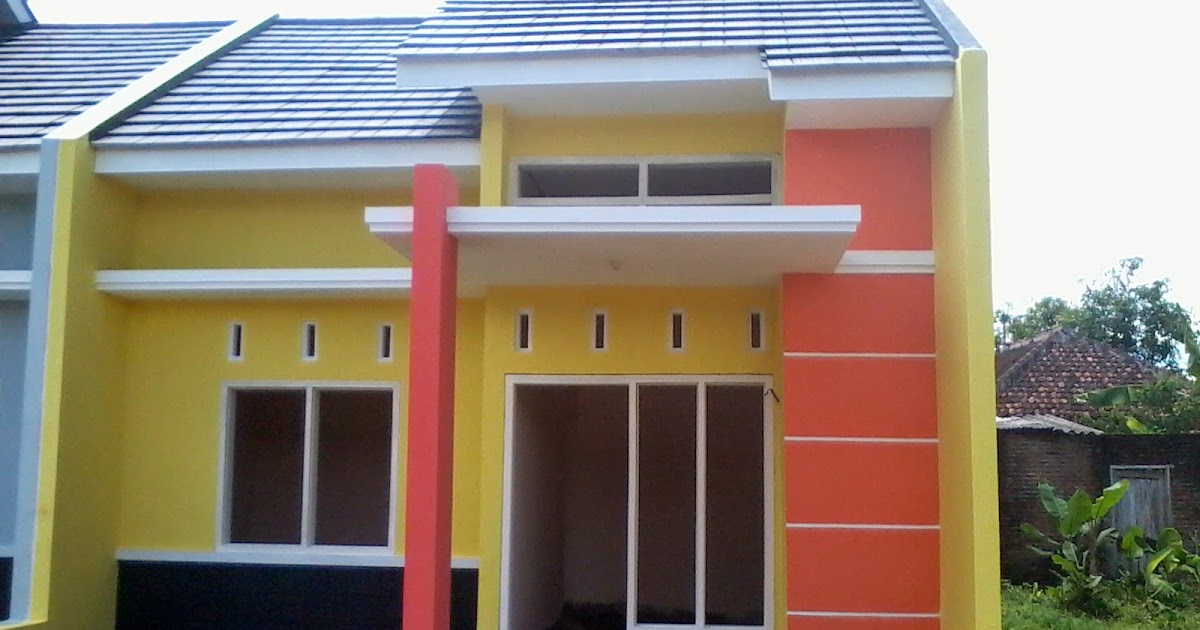 31 Kombinasi Cat Rumah Warna Ungu Dan Kuning Gambar Minimalis