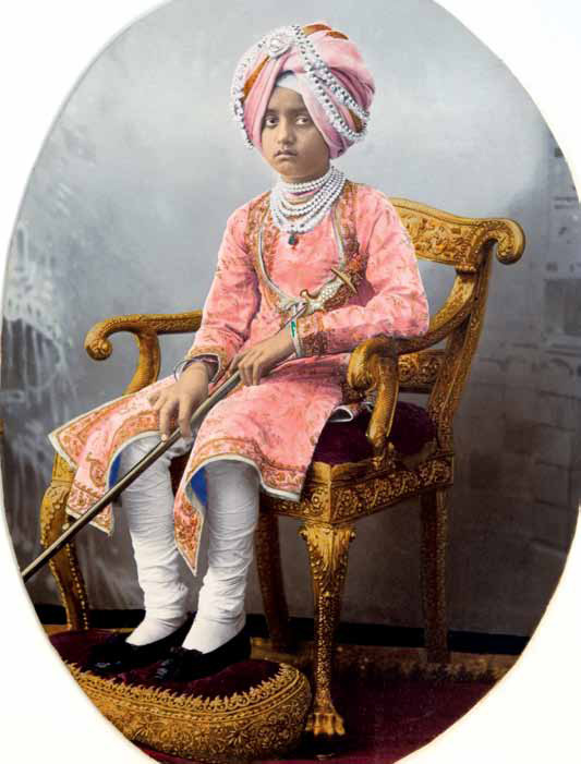 Maharaja Bhupinder Singh of Patiala (1900) | Indian Royal Child Portraits | Rare & Old Vintage Portraits