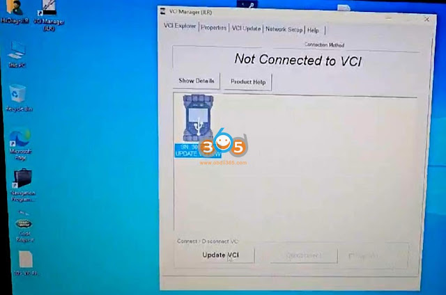 VNCI JLR DoIP Pathfinder Not Connect VCI 1