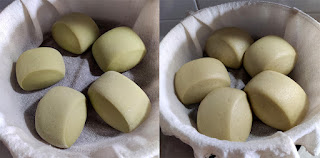 Natural Yeast - "Pandan" Steam Bun 天然酵母 - 香兰馒头