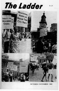 Cover of The Ladder, publication of first lesbian periodical in the U.S. from the Daughters of Bilitis