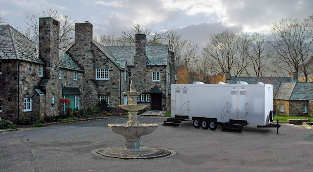 Bathroom Trailer for Weddings in NY