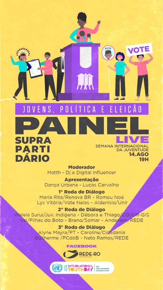  Jovens vão debater políticas públicas em Painel On Line nesta sexta feira