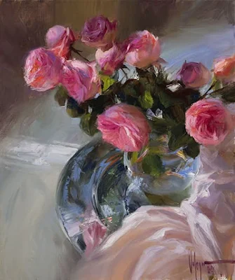 THE NAME OF THE ROSE, 2021 painting Vladimir Volegov