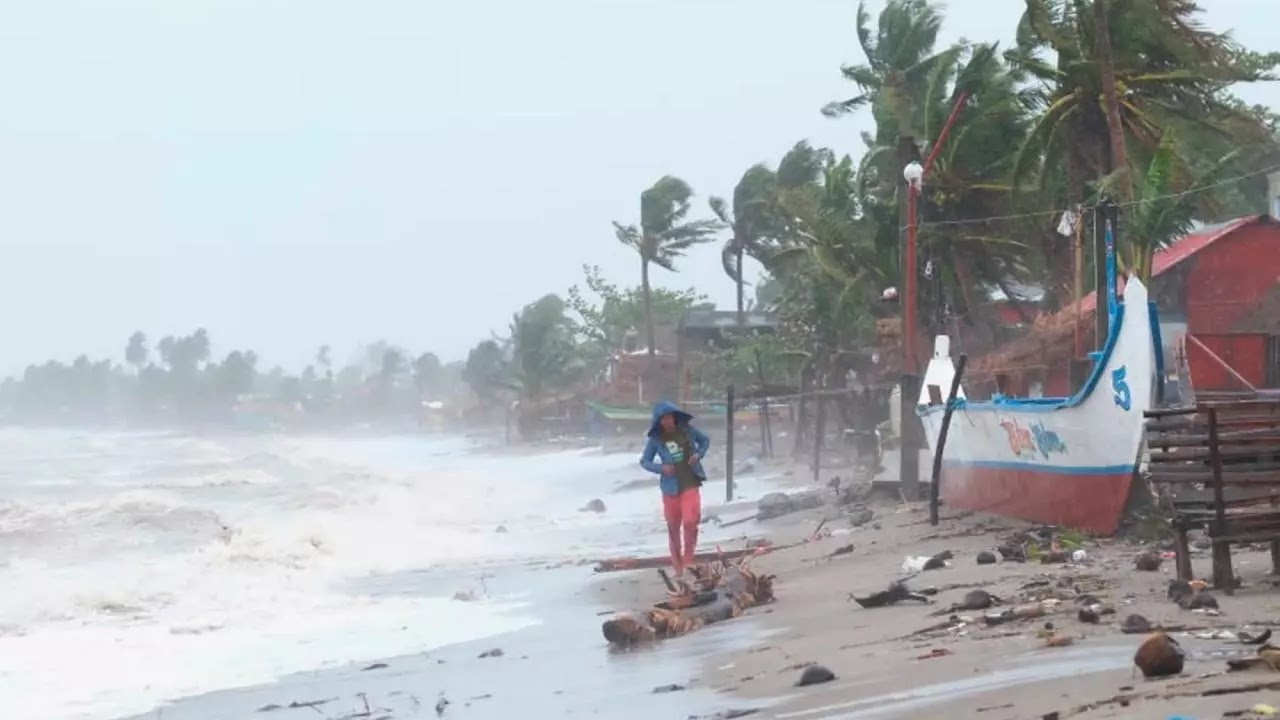 tifón Goni en Filipinas