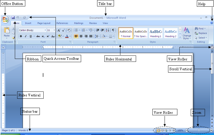 Arief M.A/C Blog's: Mengenal Microsoft Office Word 2007