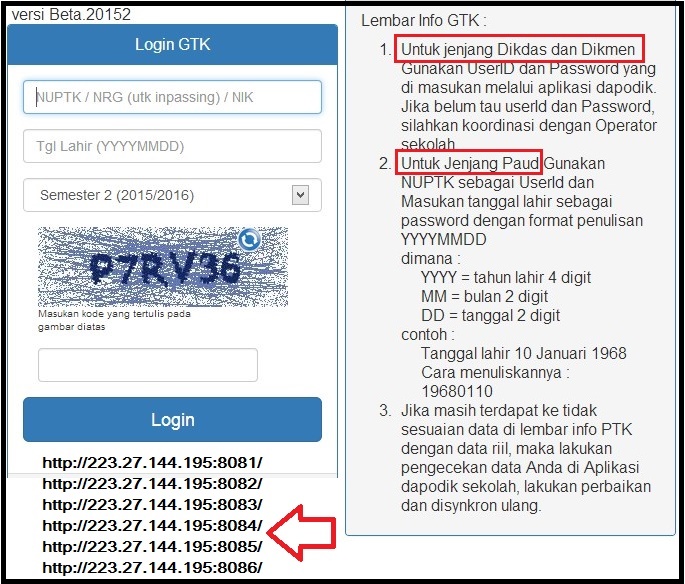 Data Dapodik PTK Dan Permasalahannya
