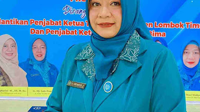 Umi Dewi Dilantik Menjadi Pj Ketua TP-PKK Kota Bima   