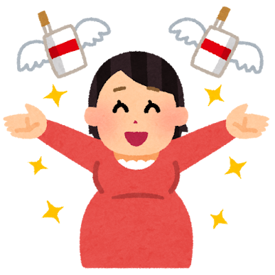 いろいろな禁煙のイラスト（妊婦・禁煙成功）