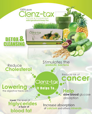 Clenz-Tox baik untuk detox  GC Tea Penawar Kencing Manis