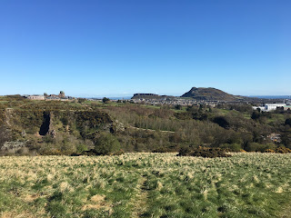 A view of Edinburgh from the Royal Observatory all the way over to Arthur's Seat.