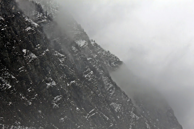 mountain rock smoke monochrome photography