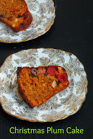 Pondicherry plum cake, Christmas plum cake