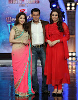 Madhuri & Huma promote 'Dedh Ishqiya' on Bigg Boss 7 with Salman