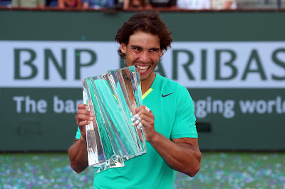 Rafael wth his 22nd ATP Masters Trophy