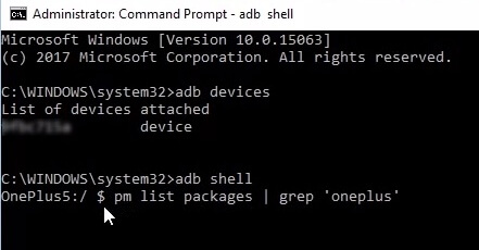 4.3) List application packages