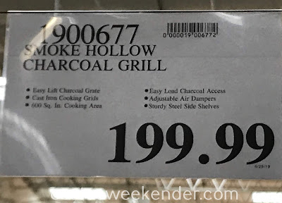 Deal for the Smoke Hollow CG600S Charcoal Grill at Costco