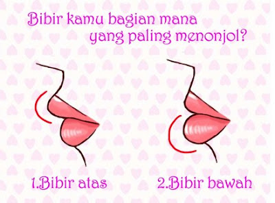 Cara Menebak Kepribadian Melalui Bentuk bibir cewek