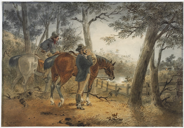 Coo-ee in the Bush (Samuel Thomas Gill 1818-1830)