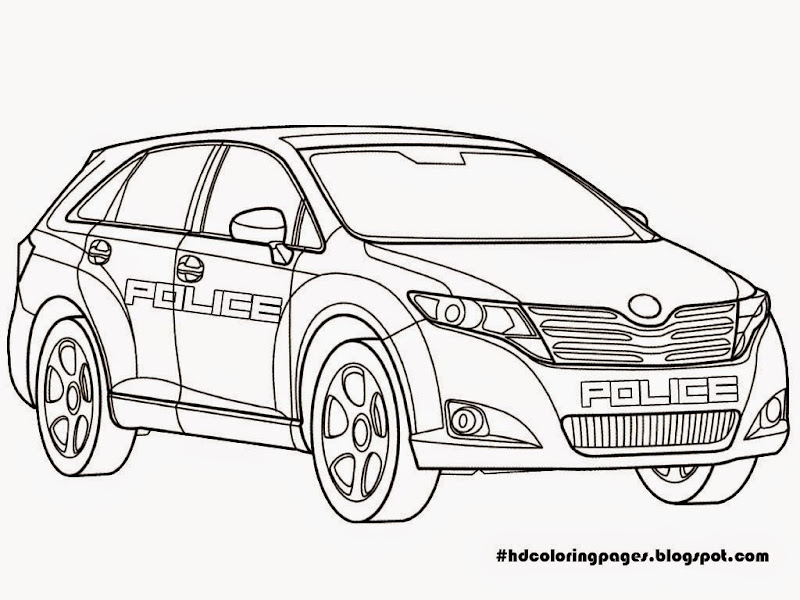Free Printable Police Car Coloring Pages (8 Image) – Colorings.net
