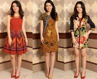 Batik Pesta Rok Pendek