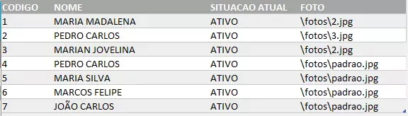 Banco de Dados Planilha Cadastro de Membros Grátis