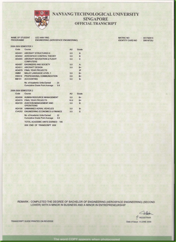 Official transcript 002