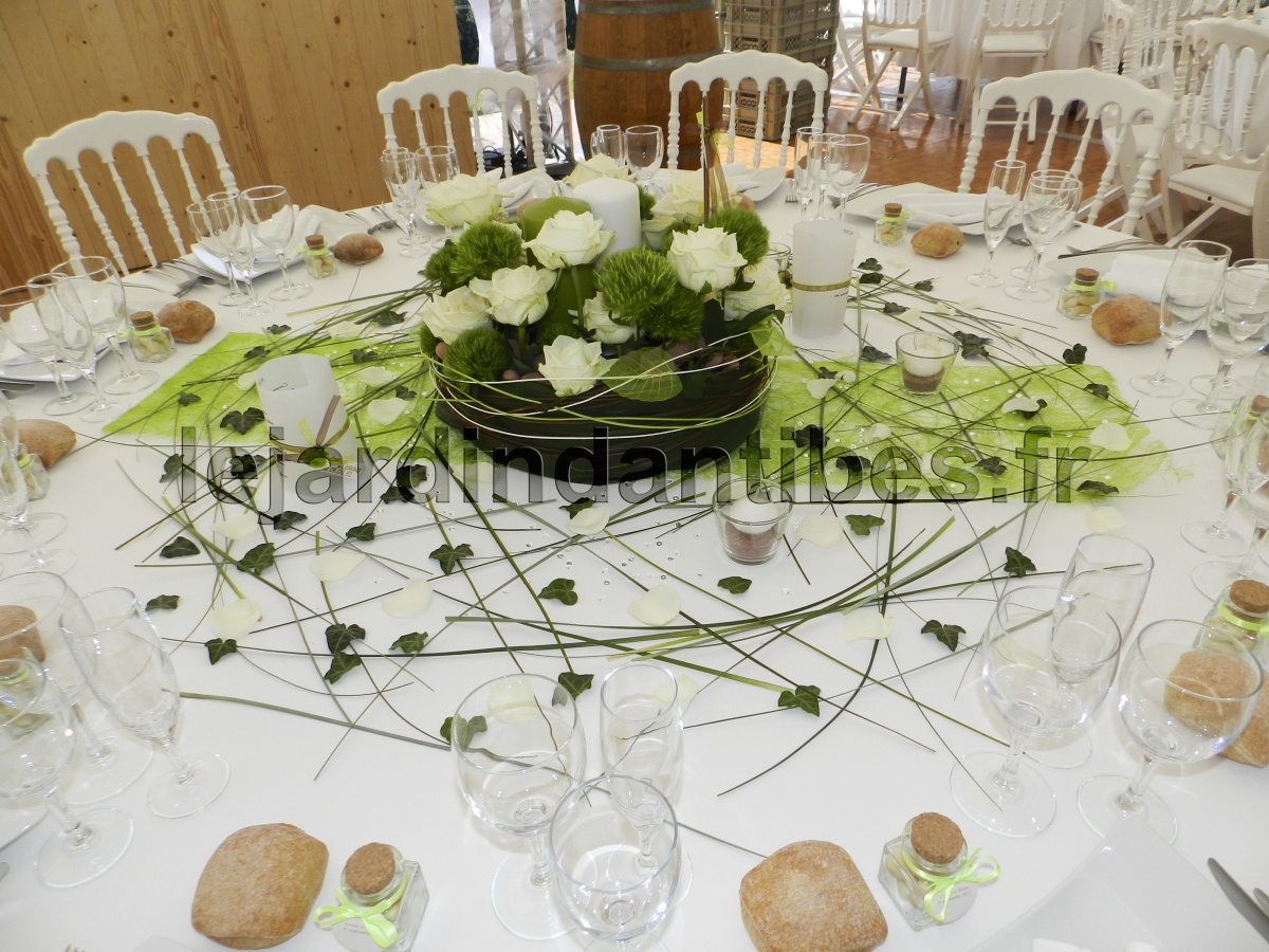decoration table de mariage photo