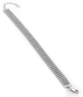 CZ Four Line Bracelet