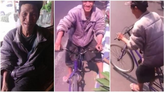 Kakek Ini Bersepeda Solo-Pasuruan demi Mengembalikan Dompet Jatuh