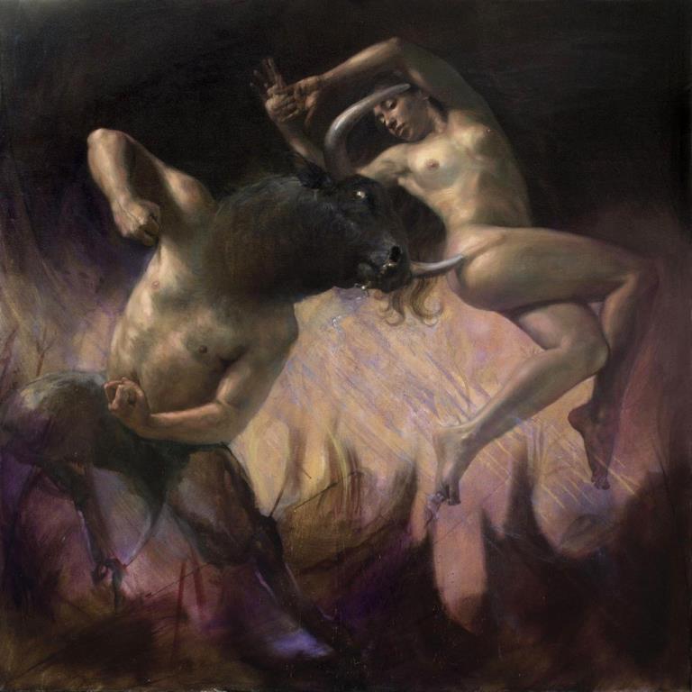 "Minotaur", 2014, by Alejandro Decinti.