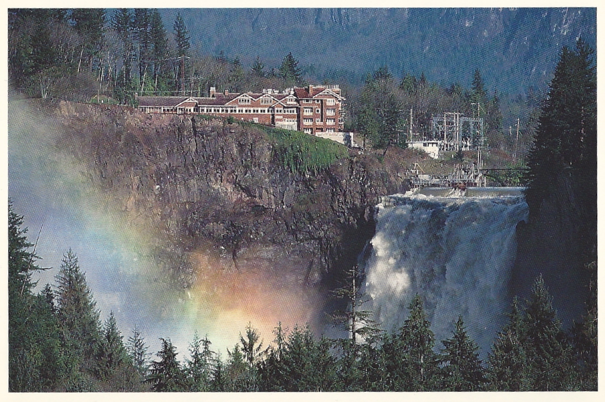 Snoqualmie Falls, located just 26 miles east of Seattle, is one of the