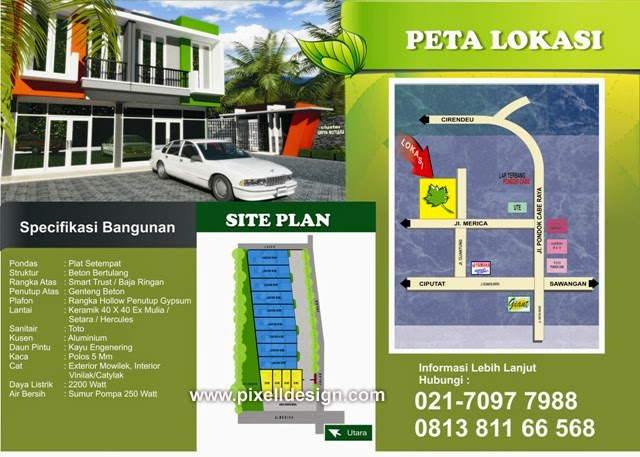 Contoh Desain Brosur Perumahan - Desain dan Contoh Iklan 