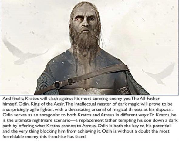God of War Ragnarok: suposta arte de Odin é vazada; confira