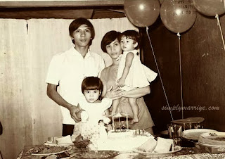 My 4th birthday celebration photo with family