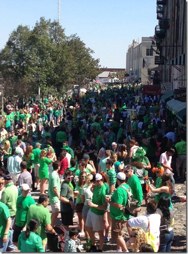 st pats in Savannah
