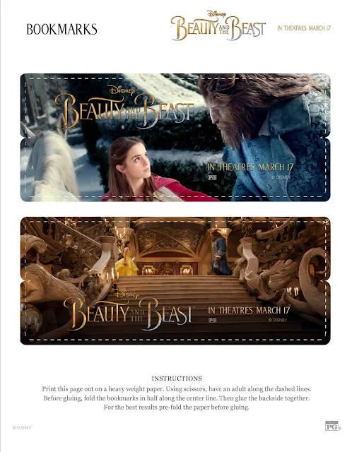 Beauty and the Beast Movie: Free Printable Activity Book.