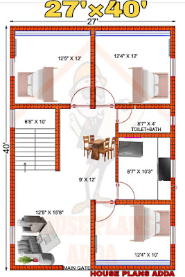 27×40 north facing house