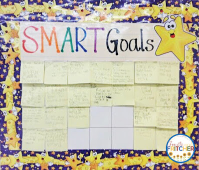 goal setting using sticky notes