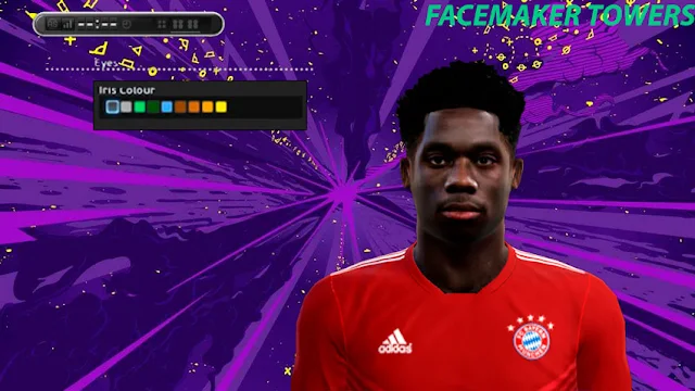 Alphonso Davies Face For PES 2013