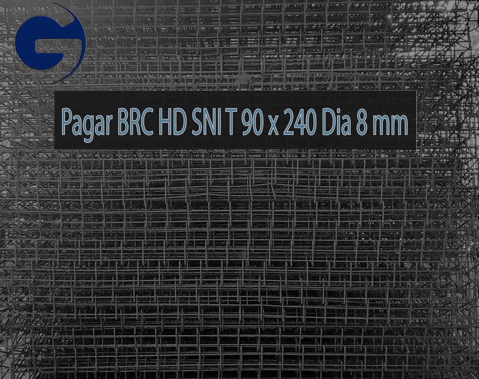 Jual pagar BRC HD SNI T 90 x 240 Dia 8 mm