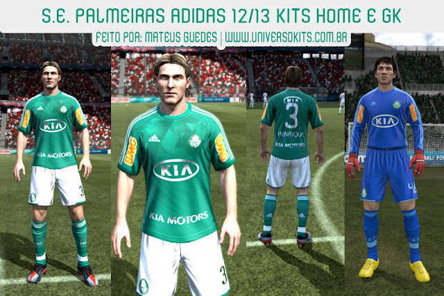 ScreenP FIFA 12: Uniforme Palmeiras Home e GK 12/13