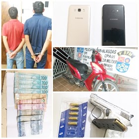 Polícia Militar prende 2 na zona rural de Inhapi e recupera Shineray que havia sido roubada em Delmiro Gouveia