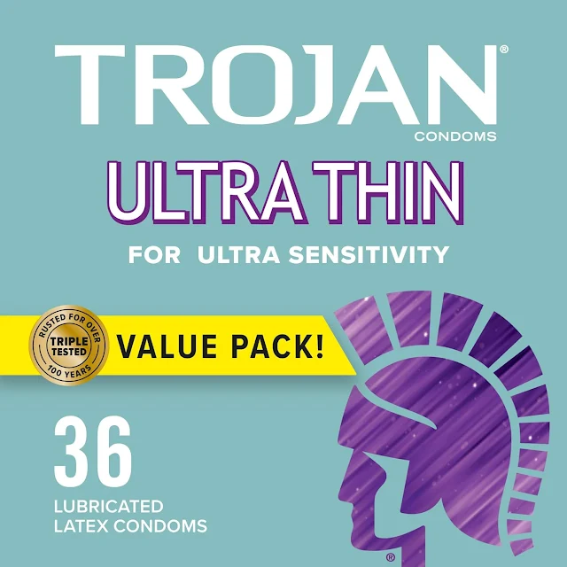 TROJAN Ultra Sensitivity Condoms - 36-Pack for Intense Pleasure!
